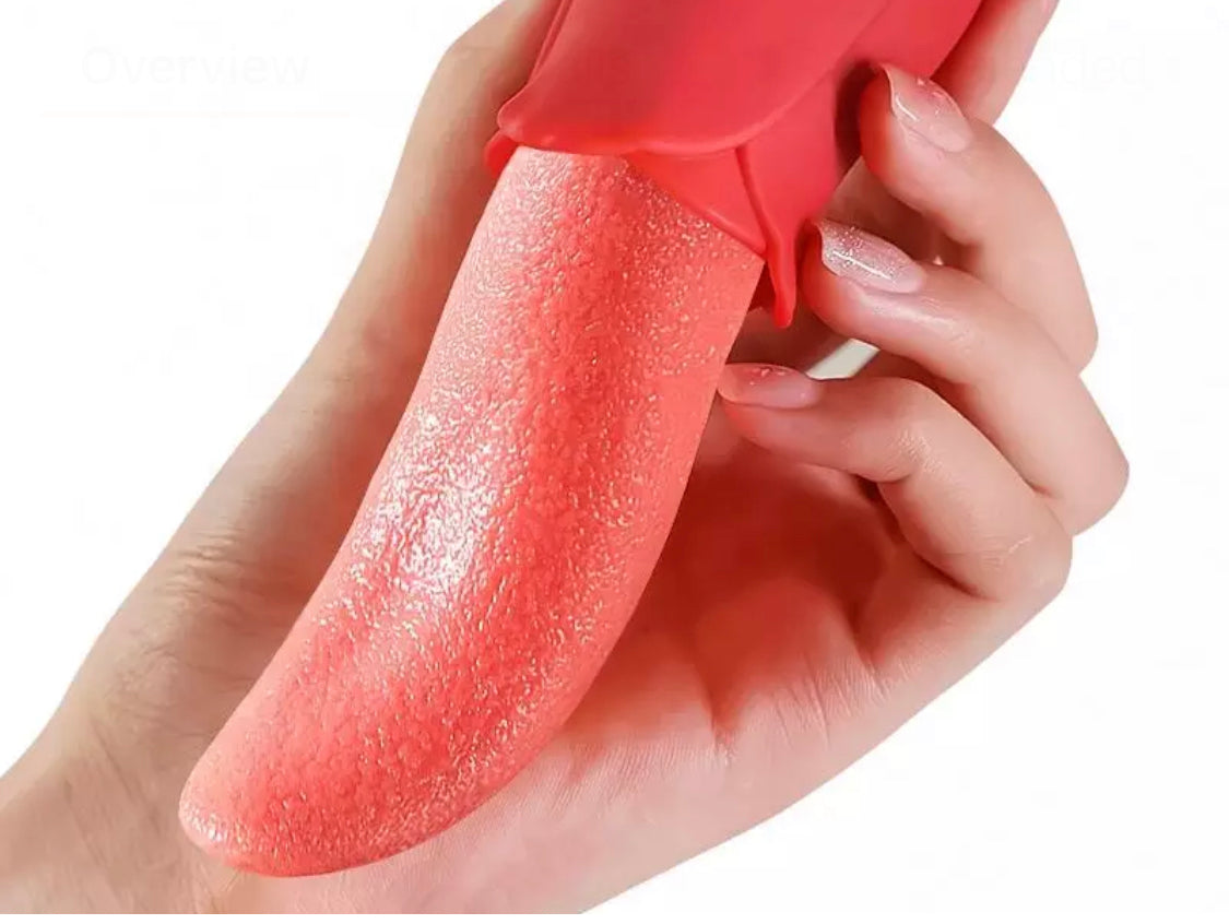 Licking Rose Tongue Vibrator